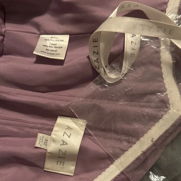 Azazie Strapless Lavender Dress - Picture 6 of 11